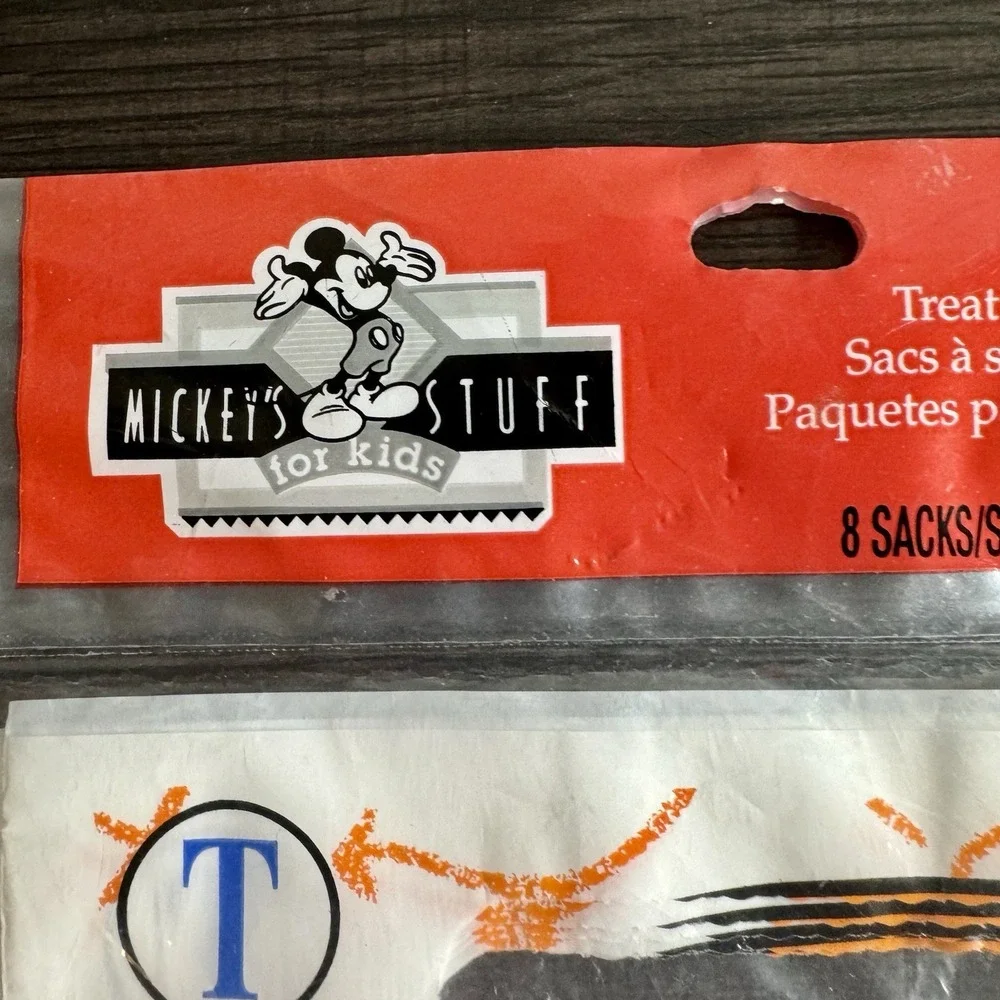 Vtg Disney Goofy Treat Sacks, Birthday, Loot bags, Party Favors Mickey & Friends